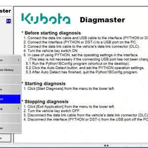 kubota takeuchi diagmaster diagnostic software 2024 bobcat