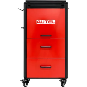 adas accessory storage cabinet for tire or rim clamps