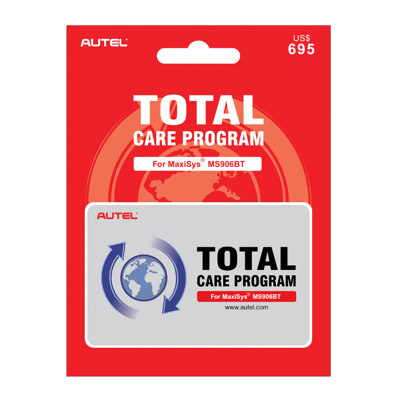 autel ms906bt 1 year software warranty card