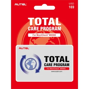 autel mx900 1 year software warranty card