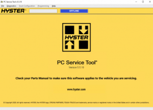 yale hyster forklifts pc service tool v 5 5 diagnostic and programming software latest 2025