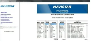 international truck isis onccommand service information