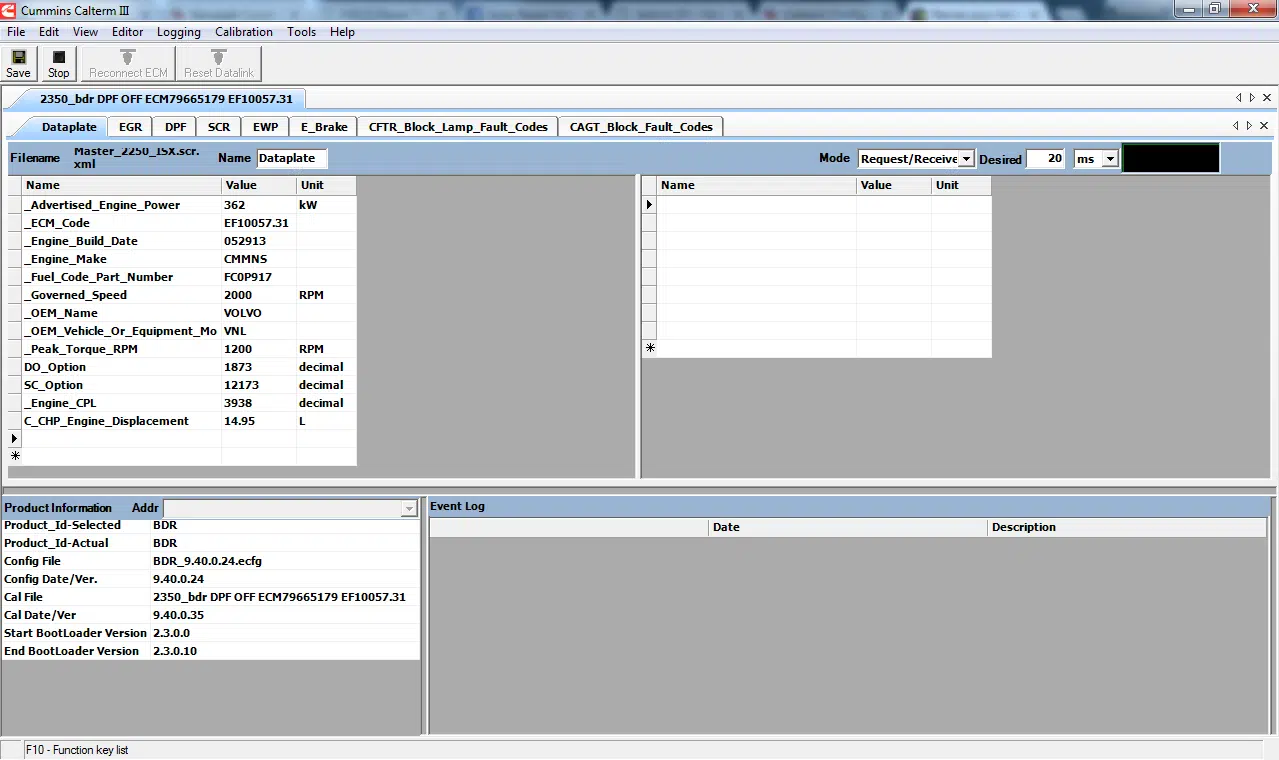 BDO ISL9 CM2350 FULL DPF DEF EGR SCR DELETE – Caltterm Template Flash ...