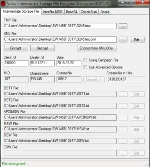 Volvos Excavator EW145B MID 187 – Construction Equipment Flash File
