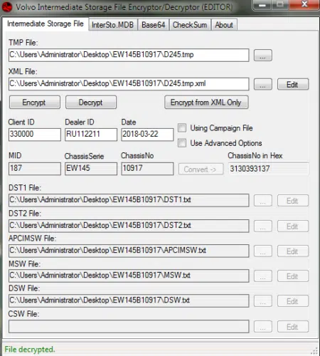 Volvos Excavator EW145B MID 187 – Construction Equipment Flash File