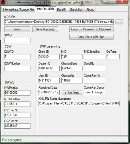 Volvos Excavator EW145B MID 128 EECU 60100002 – Construction Equipment Flash File